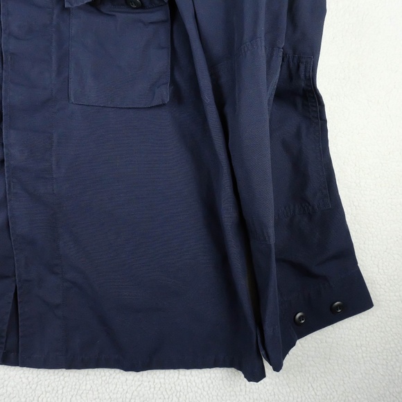 Propper Button Up Shirt Mens Extra Large Navy Blue Long Sleeve Rip Stop Workwear - Picture 4 of 9